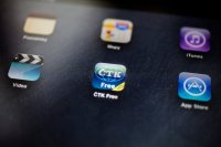 Ikonka zpravodajské multimediální aplikace ČTK pro iPad, iPhone a iPod Touch.