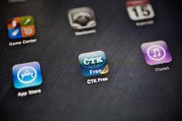 Ikonka zpravodajské multimediální aplikace ČTK pro iPad, iPhone a iPod Touch. 